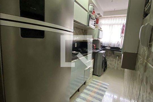Cozinha de apartamento à venda com 2 quartos, 52m² em Taquara, Rio de Janeiro