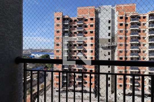 Varanda da Sala de apartamento à venda com 3 quartos, 65m² em Utinga, Santo André