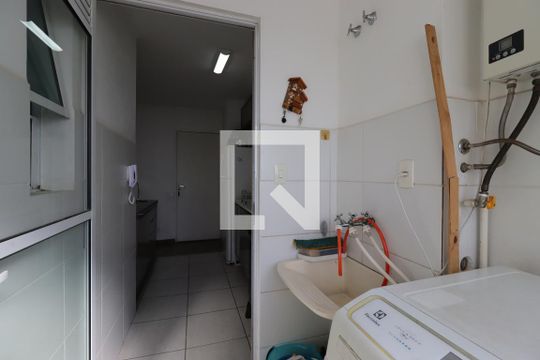 Área de Serviço de apartamento à venda com 3 quartos, 65m² em Utinga, Santo André