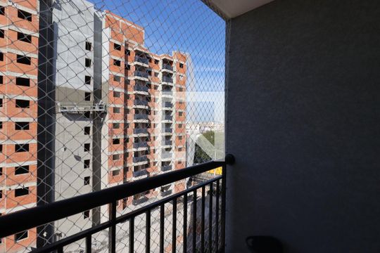 Varanda da Sala de apartamento à venda com 3 quartos, 65m² em Utinga, Santo André