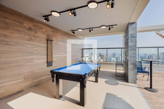 Área Comum - Piscina de kitnet/studio à venda com 1 quarto, 25m² em Cerqueira César, São Paulo