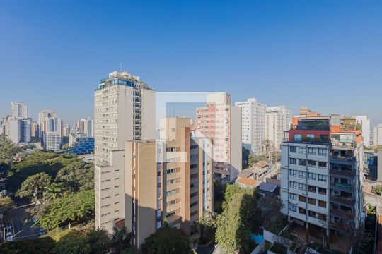 Vista da Varanda de kitnet/studio à venda com 1 quarto, 25m² em Cerqueira César, São Paulo