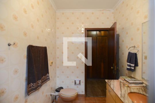 Banheiro Social de casa para alugar com 3 quartos, 190m² em Jardim America, Ribeirão Preto