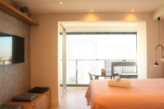 Studio de kitnet/studio para alugar com 1 quarto, 28m² em Pompeia, São Paulo