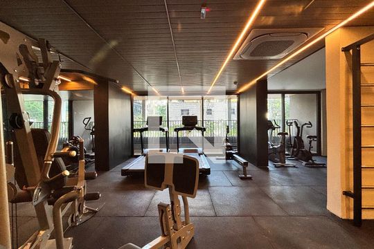 Área comum - Academia de apartamento à venda com 2 quartos, 79m² em Itaim Bibi, São Paulo