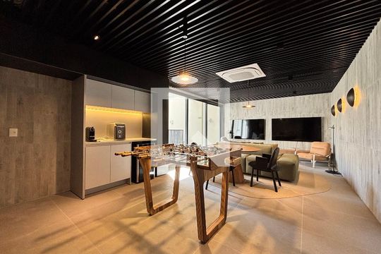 Área comum - Salão de festas de apartamento à venda com 2 quartos, 79m² em Itaim Bibi, São Paulo
