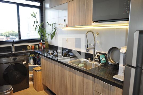 Cozinha de apartamento para alugar com 1 quarto, 35m² em Engenho de Dentro, Rio de Janeiro