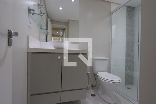 Banheiro da Suíte de apartamento à venda com 2 quartos, 70m² em Jardim Vila Mariana, São Paulo