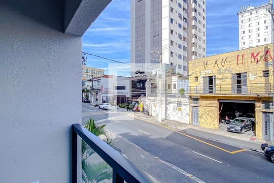 Varanda de kitnet/studio para alugar com 1 quarto, 45m² em Quarta Parada, São Paulo