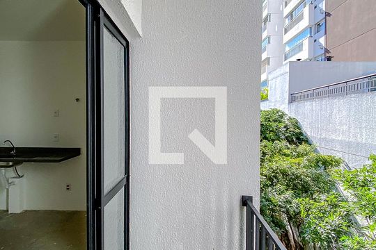 Varanda da Sala de kitnet/studio para alugar com 1 quarto, 41m² em Quarta Parada, São Paulo