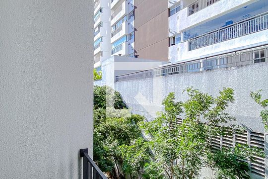 Varanda da Sala de kitnet/studio para alugar com 1 quarto, 41m² em Quarta Parada, São Paulo