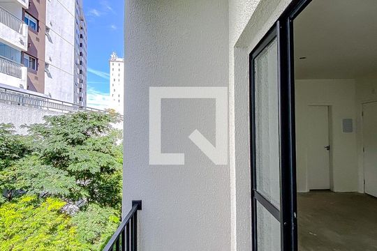 Varanda da Sala de kitnet/studio para alugar com 1 quarto, 44m² em Quarta Parada, São Paulo