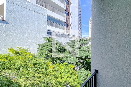 Varanda da Sala de kitnet/studio para alugar com 1 quarto, 44m² em Quarta Parada, São Paulo