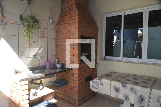 Área gourmet de casa à venda com 3 quartos, 216m² em Parque Novo Oratório, Santo André