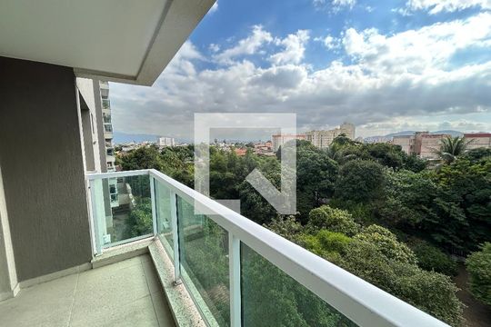 Varanda da Sala de apartamento para alugar com 3 quartos, 72m² em Campinho, Rio de Janeiro