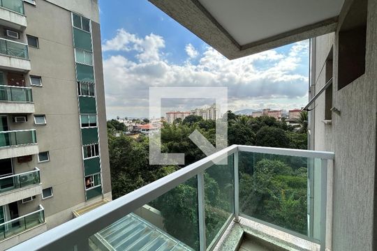 Varanda da Suíte de apartamento para alugar com 3 quartos, 72m² em Campinho, Rio de Janeiro