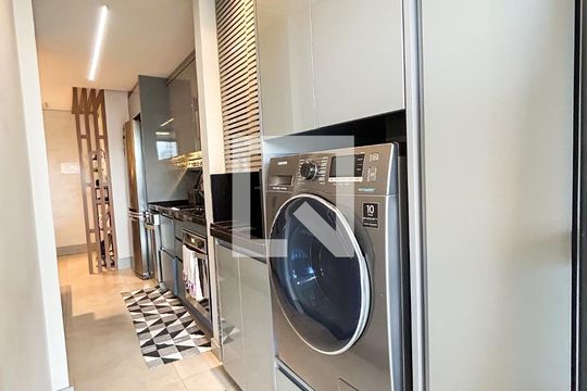 Área de Serviço de apartamento à venda com 2 quartos, 84m² em Santo Amaro, São Paulo