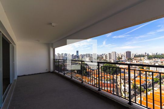 Varanda da Sala de apartamento à venda com 3 quartos, 136m² em Jardim Dom Bosco, São Paulo