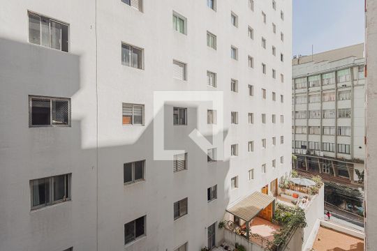 Vista da Varanda de kitnet/studio à venda com 1 quarto, 27m² em Pinheiros, São Paulo