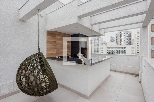 Área comum de kitnet/studio para alugar com 1 quarto, 27m² em Pinheiros, São Paulo