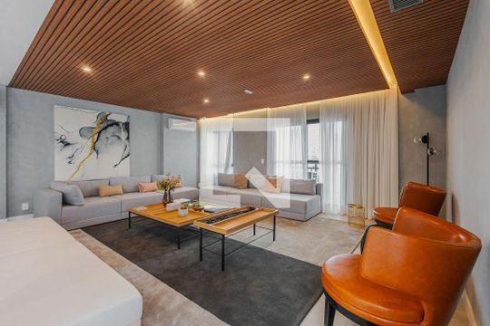 Área comum de kitnet/studio para alugar com 1 quarto, 27m² em Pinheiros, São Paulo
