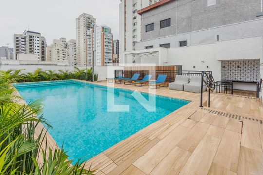 Área comum de kitnet/studio à venda com 1 quarto, 27m² em Pinheiros, São Paulo