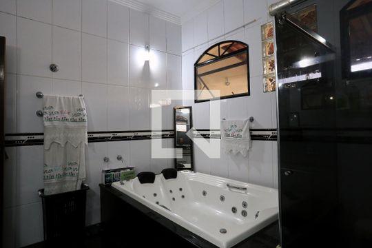 Banheiro da Suíte 2 de casa à venda com 6 quartos, 579m² em São Geraldo, Belo Horizonte