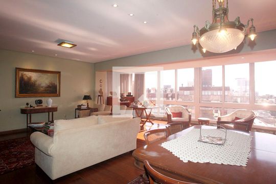 Sala 1 de apartamento à venda com 4 quartos, 568m² em Petrópolis, Porto Alegre