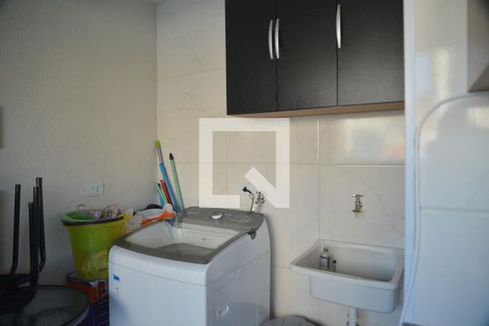 Área de Serviço de apartamento à venda com 2 quartos, 92m² em Parque das Nações, Santo André