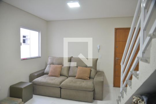 Sala de apartamento à venda com 2 quartos, 92m² em Parque das Nações, Santo André