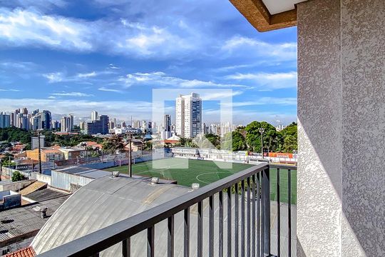 Varanda da Sala de apartamento à venda com 2 quartos, 36m² em Vila Regente Feijó, São Paulo