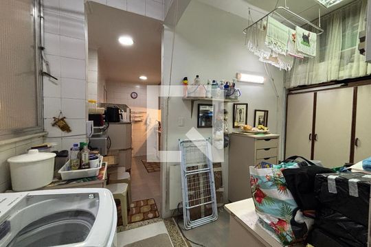 Área de serviço de apartamento à venda com 3 quartos, 90m² em Copacabana, Rio de Janeiro