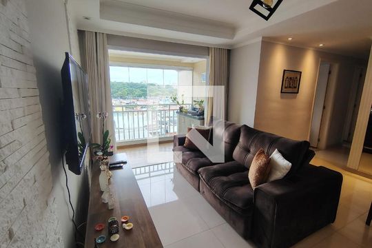 Sala de apartamento à venda com 3 quartos, 76m² em Vila Carrão, São Paulo