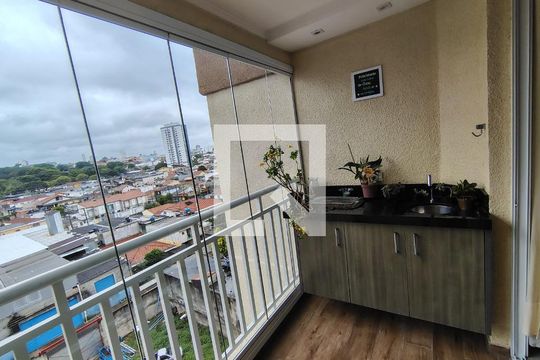 Varanda de apartamento à venda com 3 quartos, 76m² em Vila Carrão, São Paulo