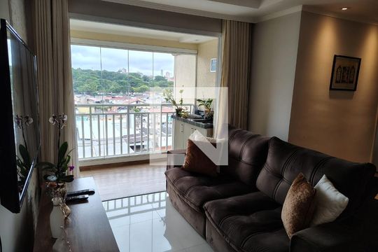Sala de apartamento à venda com 3 quartos, 76m² em Vila Carrão, São Paulo