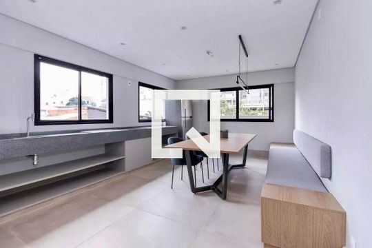 Área comum de kitnet/studio à venda com 1 quarto, 26m² em Jardim das Acacias, São Paulo