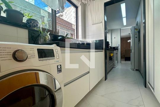 Área de serviço de apartamento à venda com 4 quartos, 130m² em Gutierrez, Belo Horizonte