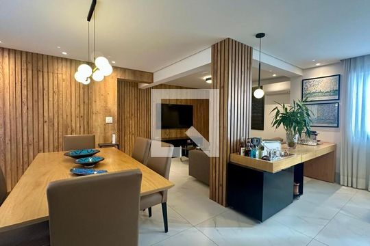 Sala de apartamento à venda com 4 quartos, 130m² em Gutierrez, Belo Horizonte