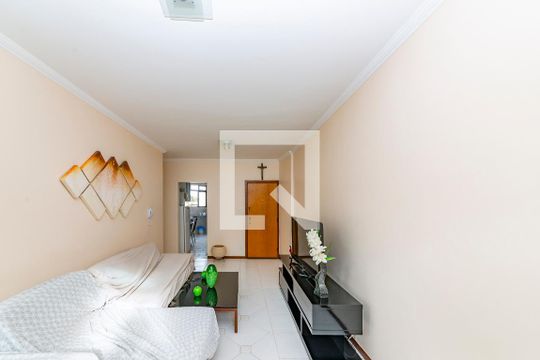 Sala de apartamento à venda com 3 quartos, 83m² em Caiçara-adelaide, Belo Horizonte