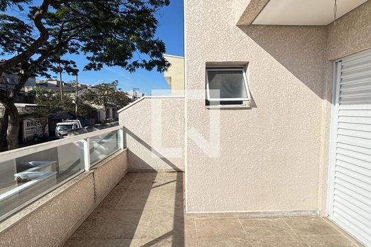 Varanda da Suíte de apartamento à venda com 2 quartos, 67m² em Jardim Santo Alberto, Santo André