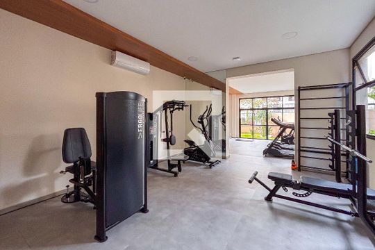 Área comum de kitnet/studio para alugar com 1 quarto, 35m² em Vila Madalena, São Paulo