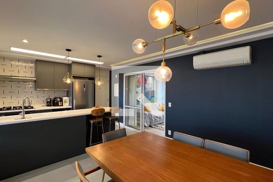 Sala de Jantar de apartamento para alugar com 2 quartos, 84m² em Pinheiros, São Paulo