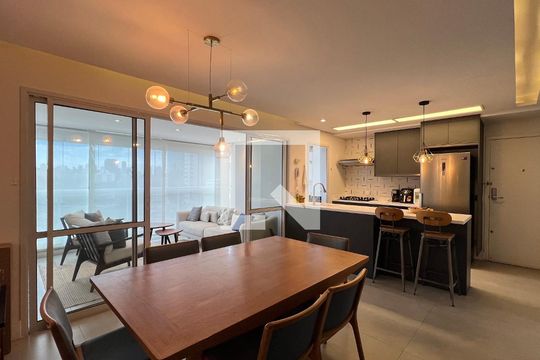 Sala de Jantar de apartamento para alugar com 2 quartos, 84m² em Pinheiros, São Paulo
