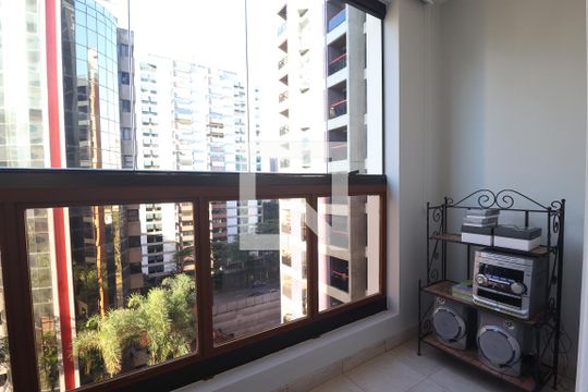 Varanda da Suíte de apartamento à venda com 3 quartos, 260m² em Jardim, Santo André