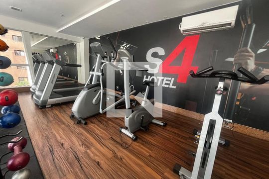 Área comum de kitnet/studio para alugar com 1 quarto, 36m² em Águas Claras, Brasília