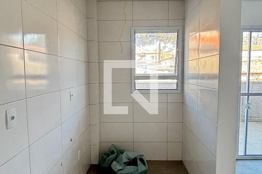 Cozinha de apartamento à venda com 2 quartos, 69m² em Jardim Santo Alberto, Santo André