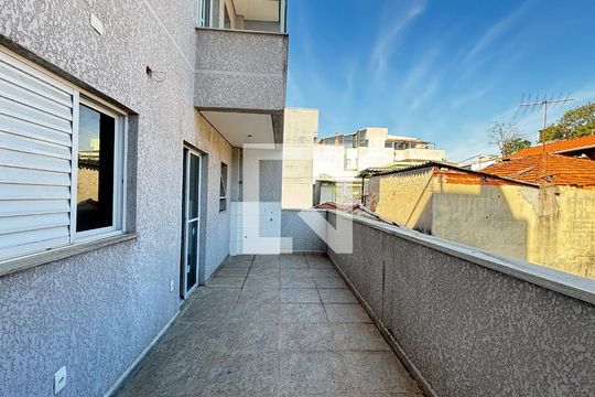 Área de Serviço - Varanda de apartamento à venda com 2 quartos, 69m² em Jardim Santo Alberto, Santo André