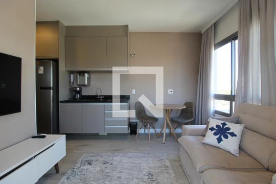 Cozinha de apartamento à venda com 1 quarto, 36m² em Indianópolis, São Paulo