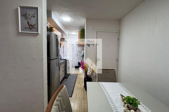 Sala de Jantar de apartamento à venda com 2 quartos, 46m² em Santos Dumont, São Leopoldo