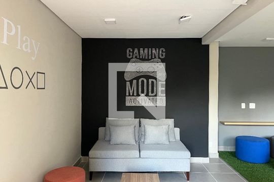 Área comum - Sala de Jogos de apartamento à venda com 1 quarto, 25m² em Parque Industrial Tomas Edson, São Paulo